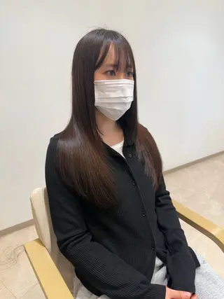 ロング カラー 大久保 琳冬のヘアスタイル