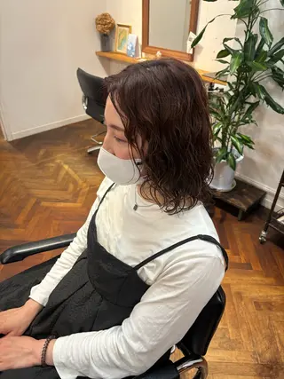 パーマ 田中来夢 Jr.スタイリストのヘアスタイル