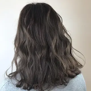 ミディアム カラー Lien 深井店のヘアスタイル