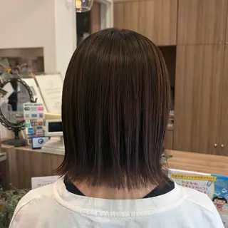 セミロング Miyu🦄ash カット/まつげのヘアスタイル
