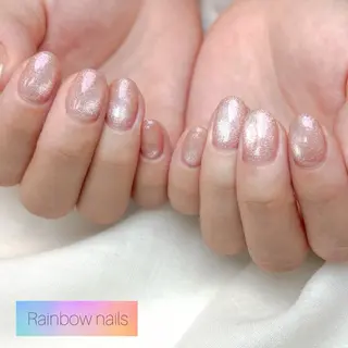 ネイル Rainbow nailsくろちゃんのネイルデザイン