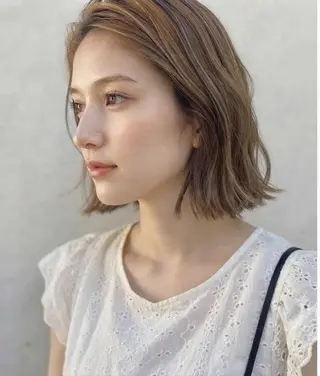 ミディアム 似合わせカット 銀座/アライ カズヤのヘアスタイル