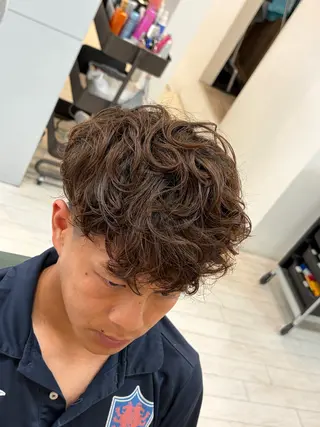 カラー パーマ メンズ men'sヤマカワ /【琉生】のヘアスタイル