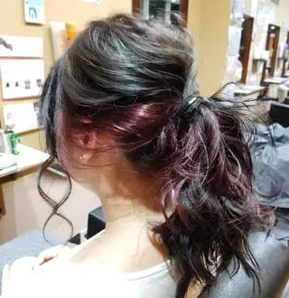 ヘアアレンジ パピヨンロゼ 髪質改善/酸性のヘアスタイル