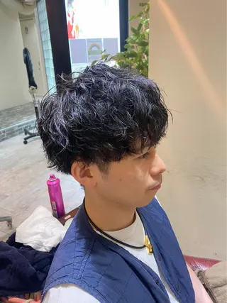 ショート パーマ メンズ 💎メンズモデル募集 /平原友愛💎のヘアスタイル