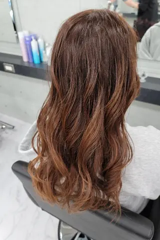 ロング カラー ヘアアレンジ ❇️安達 優心❇️ レイヤー/艶髪特化のヘアスタイル