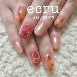 ネイル ecru nail 長谷川まきのネイルデザイン