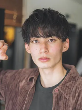 メンズ メンズパーマ特化💇 奥田敦哉のヘアスタイル