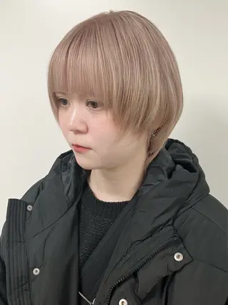 ミディアム fumika推しカラ ー/デザインカラーのヘアスタイル