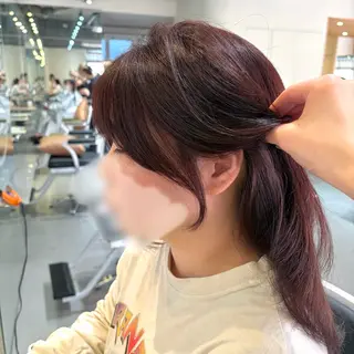 ロング カラー やまき さきねのヘアスタイル