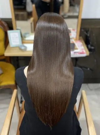 セミロング カラー ネオダダ エクステ/カラーのヘアスタイル
