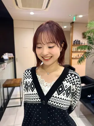 ショート カラー 下地 莉穂のマツエク・マツパデザイン