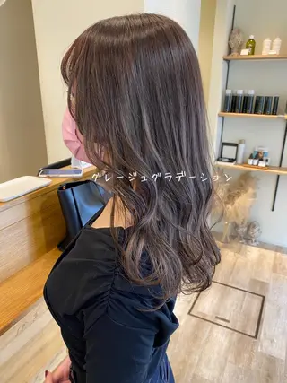ロング CASANE 大橋康智のヘアスタイル