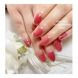 ミディアム ネイル 🐾enen style 🐾のネイルデザイン