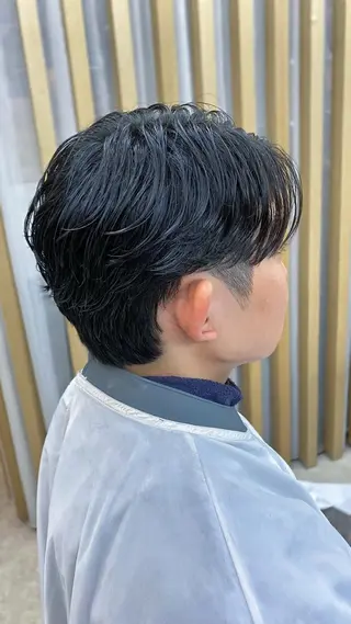 ショート パーマ メンズ 安藤幹人 メンズパーマのヘアスタイル