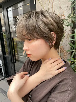 ショート 美髪矯正/艶髪 sand🎀Ricoのヘアスタイル