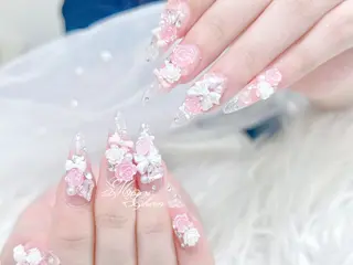 ネイル MoMoA Nail ネイル長さ出し専門店のネイルデザイン