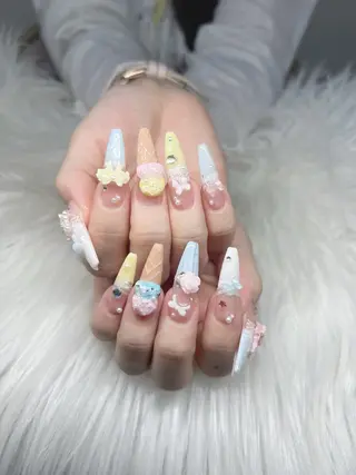 ネイル Lee Nails チップ長さだし専門店のネイルデザイン