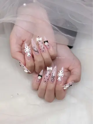 ネイル HANA 長さだしのネイルデザイン