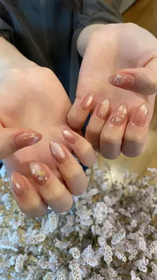 ネイル crystal ⭐︎ colorのネイルデザイン