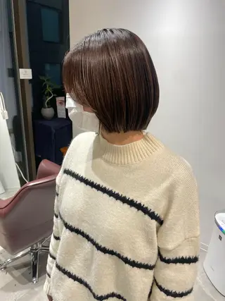 ミディアム 石川玲菜/ ボブ/銀座のヘアスタイル