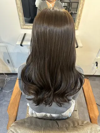 カラー Sherry/R 三川町　木村祐里奈のヘアスタイル
