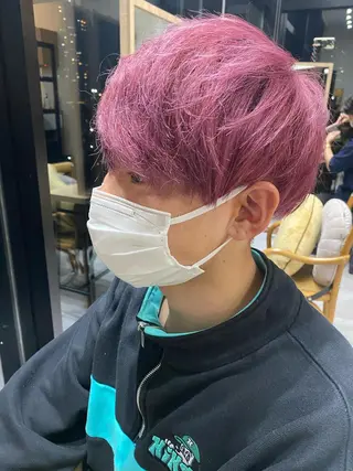 ミディアム カラー メンズ 似合う髪型見つけます AYAKAのヘアスタイル