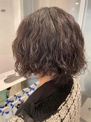 ショート パーマ ✂️SOCIE上大岡 🐶飯田 萌香✂️のヘアスタイル