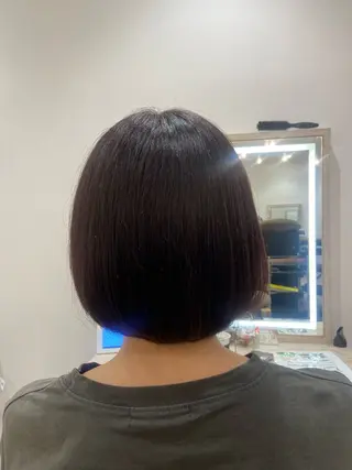ミディアム 平野 利希菜のヘアスタイル