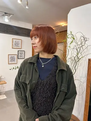 カラー かがやしづ ⭐️ベージュのヘアスタイル