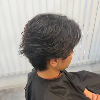 パーマ メンズ シエル岡山店 行司　圭佑のヘアスタイル