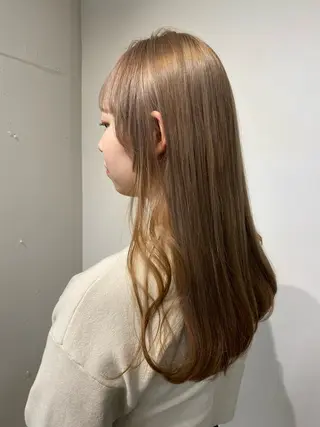 ロング カラー LUVISM新潟🎀 透明感カラー/ミユのヘアスタイル