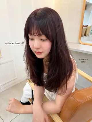 ロング 暖色/柔らかベージュ 🐈ayano♡のヘアスタイル