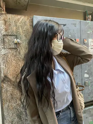 ロング カラー もりたみかこ 美容師お休み中のヘアスタイル