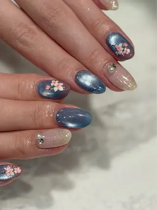 ネイル yume 🎀大人ガーリー🎀のネイルデザイン