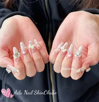 セミロング Aila Nail ShinOkuboのネイルデザイン
