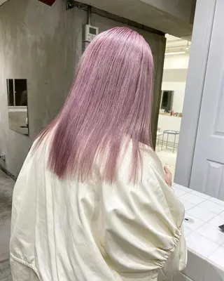 セミロング カラー ヘアアレンジ ササキカズマ〻透明感 〻色落ち〻赤み消しのヘアスタイル