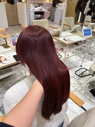 ロング yurika🎀 透明感カラー🫧のヘアスタイル