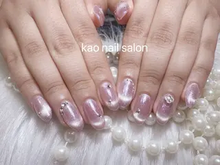 ネイル kao nail マグネット/長さだしのネイルデザイン