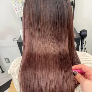 ミディアム カラー パーマ ヘアアレンジ メンズ キッズ ネイル マツエク・マツパ アイブロウ mona/ ストレートスタイル✨のヘアスタイル