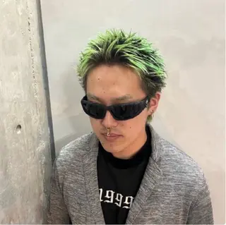 ショート カラー パーマ メンズ 🔥メンズ 特化🔥菊水皐暉🔥のヘアスタイル