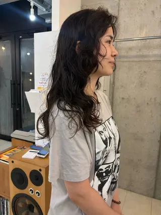ロング パーマ eri kinjoのヘアスタイル