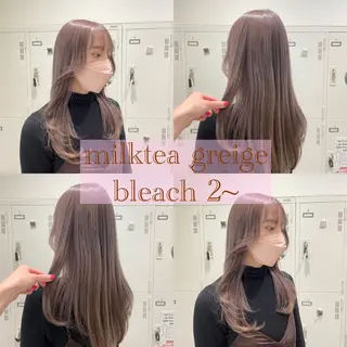 ロング カラー ピンクカラー🎀/ ミルクティー🍼花音のヘアスタイル