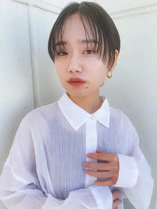 ショート カラー BASSA 下井草店のヘアスタイル