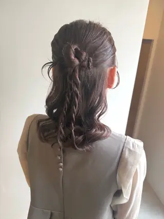セミロング ヘアアレンジ 💛🤍U too e’s /店長🧸のヘアスタイル
