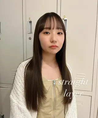 セミロング N°+aero 🤍ユメのヘアスタイル