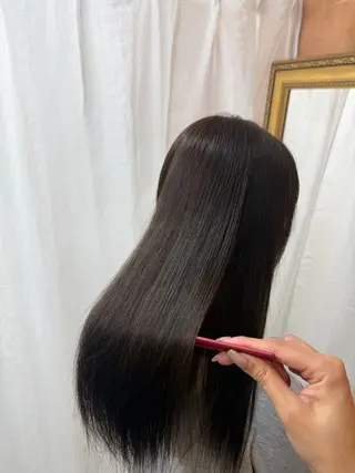 ロング ともざねゆか UniQ/岡山駅のヘアスタイル