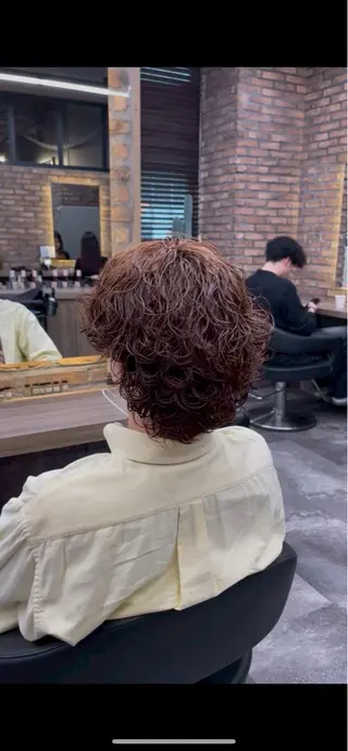 ショート カラー パーマ ヘアアレンジ メンズ キッズ 🔥メンズ特化🔥/ 福田朝輝のヘアスタイル