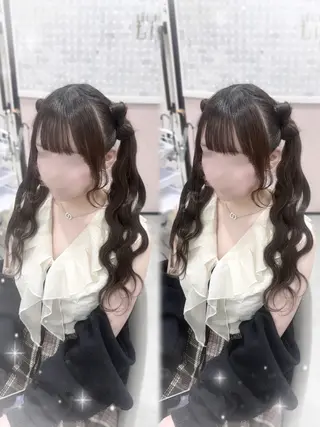 ヘアアレンジ lien momoのヘアスタイル