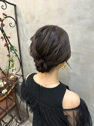 ヘアアレンジ カット スパのヘアスタイル